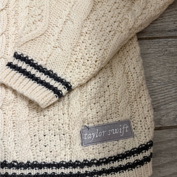 Taylor Swift Folklore Cardigan with Star Patches - Picture 2 of 4